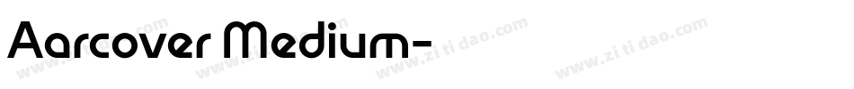 Aarcover Medium字体转换